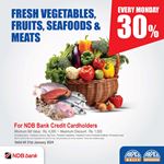 Enjoy 30% savings on fruits, vegetables, seafood and Meats at Arpico Super Centre with NDB Bank Credit Cards 