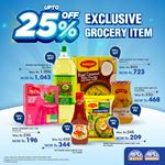 Up to 25% off exclusive Grocery items at Arpico Super Centre