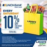 10% Off for Union Bank Credit Cards at LAUGFS Supermarket