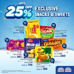 Up to 25% Off exclusive snacks & Sweets at Arpico Super Centre