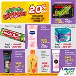 Up to 20% Off on selected personal care products at LAUGFS Supermarket