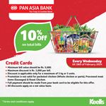 10% Off on Total Bill at Keells for Pan Asia Bank Credit Cards