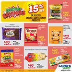 Up to 15% off on selected snacks & confectionery products at LAUGFS Supermarket