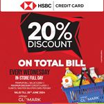 Enjoy 20% DISCOUNT on TOTAL BILL with HSBC Credit Card at Softlogic GLOMARK