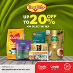 Get up to 20% Off on selected tea at Cargills Food City