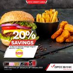 Enjoy 20% Savings on dine-in & takeaway at Burger Hangover - Colombo 03 exclusively with DFCC Credit Cards