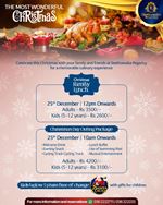Celebrate this Christmas with your family and friends at Seethawaka Regency 