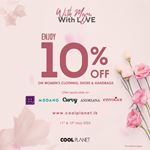 10 % Off on women's clothing, shoes, & handbags at Cool Planet