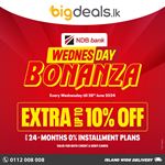 Up to 10% Extra Off for NDB Cardholders at BigDeals.lk