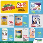 Up to 25% off on selected Baby Products at LAUGFS Supermarket