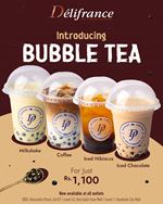 Indulge in our new Bubble Tea range at Delifrance