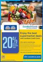 Get 20% off at Arpico with ComBank Credit Cards