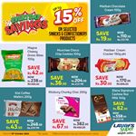 Up to 15% Off on selected snacks & Confectionery products at LAUGFS Supermarket