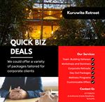 Quick Biz Deals for Corporates At Kuruwita Retreat 