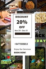 Black Friday Fever Booking on At Kuruwita Retreat 