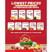 Buy Fresh Fruits and Vegetables at the Lowest Prices Across Cargills FoodCity Outlets Island wide!