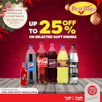 Get up to 25% Off on selected Soft Drinks at Cargills Food City