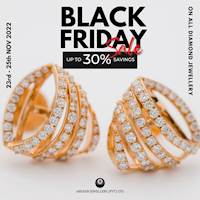 Get up to 30% Savings on All Diamond Jewellery at Abdeen Jewellers for this Black Friday
