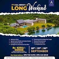  Join this long weekend for a delightful adventure and indulge in our special lunch buffet at Amora Lagoon
