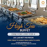 Enjoy a delicious spread at our Rooftop High-Tea Buffet at Mandarna Colombo