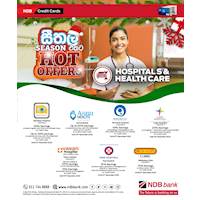 Hospitals and Healthcare offers with NDB Credit and Debit cards this festive season