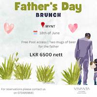Father's Day Brunch at Vivanta Colombo, Airport Garden