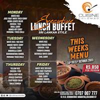 Executive Lunch Buffet at Cuisine Colombo
