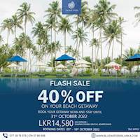 40% off FLASH SALE at the Blue Water