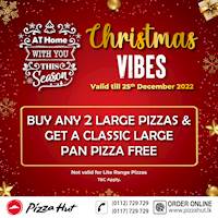 Christmas Vibes at Pizza Hut
