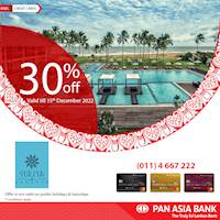Get 30% off at Suriya Resort with Pan Asia Bank Credit Cards