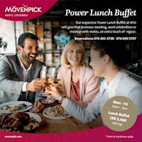 Power Lunch Buffet at Movenpick Hotel Colombo