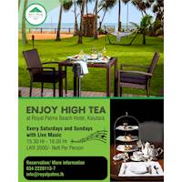 Enjoy High Tea at Royal Palms Beach Hotel