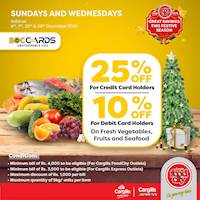 Get great savings this festive season with Cargills FoodCity for BOC Cards