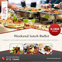 Weekend lunch buffet at ME Colombo