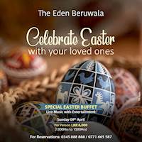 Celebrate Easter with your loved ones at The Eden Beruwala