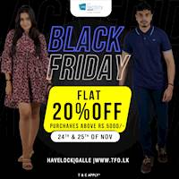  Black Friday Special! Get 20% off at The Factory Outlet