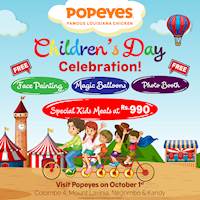 Children's Day Celebration at Popeyes