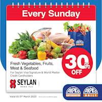 Enjoy best deals when you shop at Arpico Supercentre with Seylan credit card!