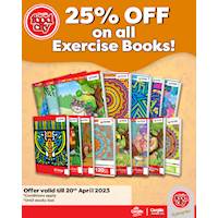 Save on school exercise books with Cargills FoodCity!