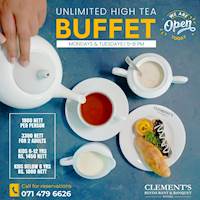 Unlimited High Tea Buffet at Clement's Restaurant & Banquet
