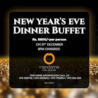 New Year's Eve dinner Buffet at Mandarina Colombo