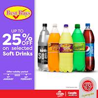 Get up to 25% Off on selected Soft Drinks at Cargills Food City