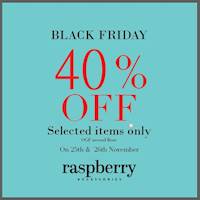 40% off on Selected items at Raspberry Accessories