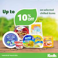 Get up to 10% Off on Selected Chilled Items at Keells