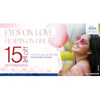 Enjoy a Lovely 15% Discount on all Sunglasses at Island wide Vision Care Outlets