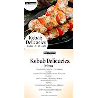 Kebab Delicacies for the month at The Common Coffee House