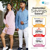 September's savings at The Factory Outlet