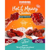 Hot & Messy Chicken at Popeyes!