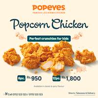 Popcorn Chicken at Popeyes