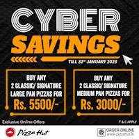 Cyber Savings at Pizza Hut